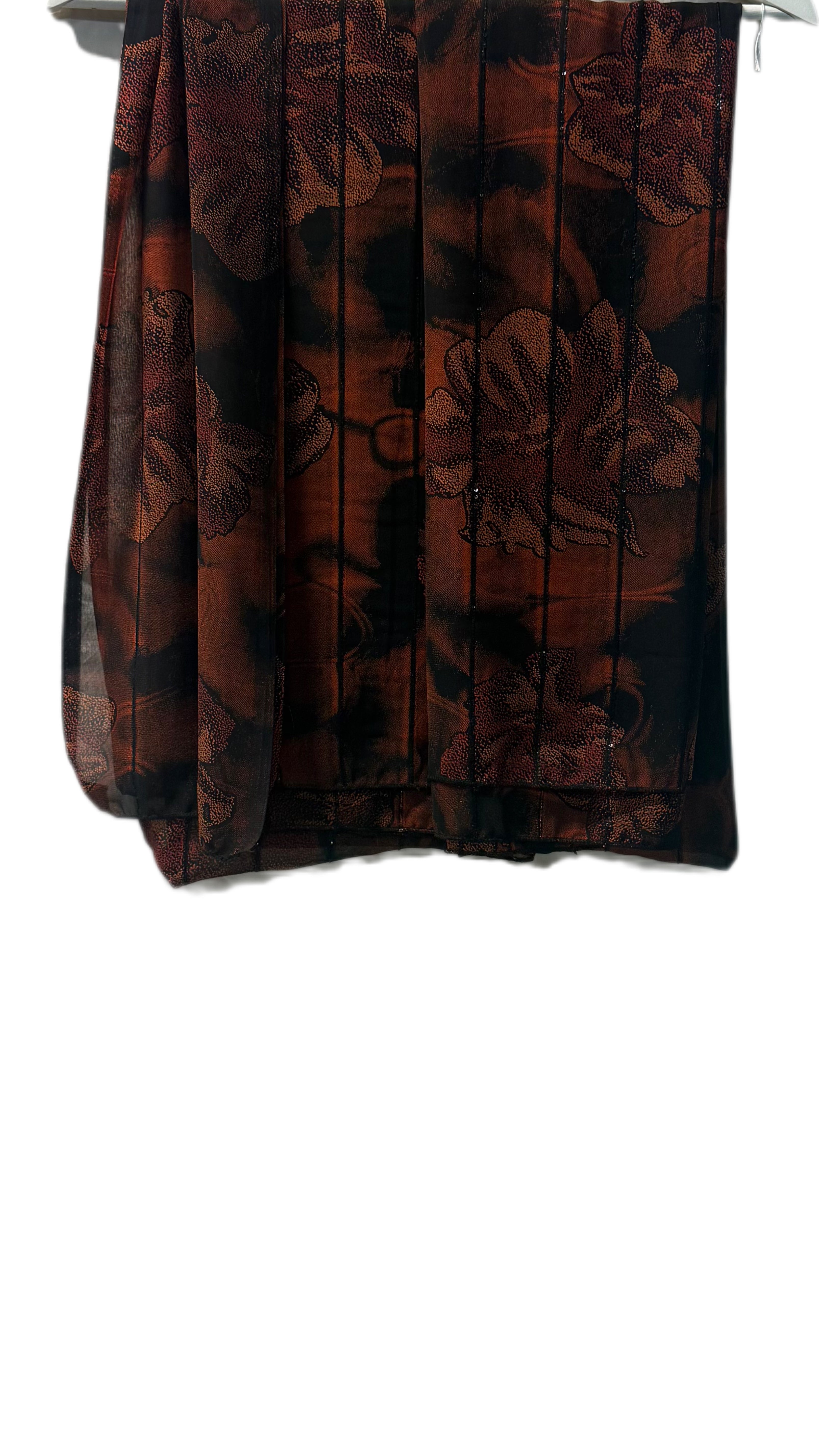 Flower printed scarf